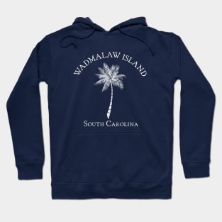 Wadmalaw Island South Carolina Vintage Palm Hoodie